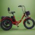 Трехколесный электровелосипед  Fat Trike T LUX с корзиной, гидроизоляцией, сигнализацией и замком